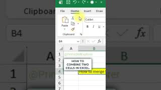 How To Merge Two Cells In Excel excel
