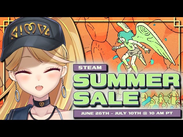【steamセール】summerセールを見ていきますかね🌞【にじさんじ/鷹宮リオン】のサムネイル