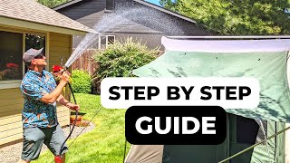 How to Season a Canvas Tent and What Happens if You Don't!