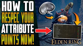 Elden Ring - HOW TO REBIRTH AND RESPEC/RESET YOUR ATTRIBUTE POINTS! Complete (Elden Ring Guide)