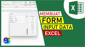 Cara Membuat FORM Input Data di Excel | Mudah tanpa VBA dan Koding