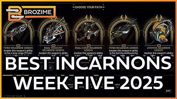The BEST INCARNON Week Five | Warframe Build Refresh