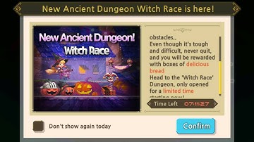 Crusaders Quest Ancient Dungeon Event Witch Race Last Floor and Pumpkins