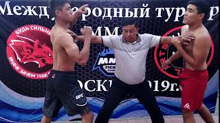Akzhol Joldasbayev (Акжол Жолдасбаев) прошел процедуру взвешивания на турнире в Москве 11.10.2019