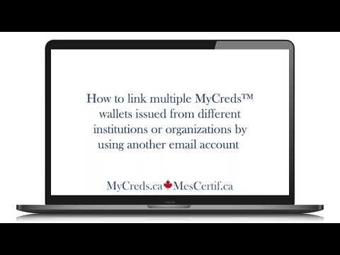 MyCreds™️ - How to link email accounts