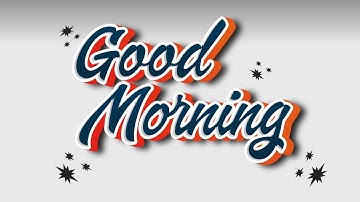 Good morning text effect | 3d text editing on pixellab #pixellab #tutorials #editing #photoshop