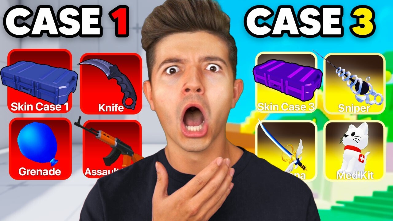 Skin Case Rivals Weapons Roblox Rivals but SKIN CASES Choose my Weapon… - YouTube