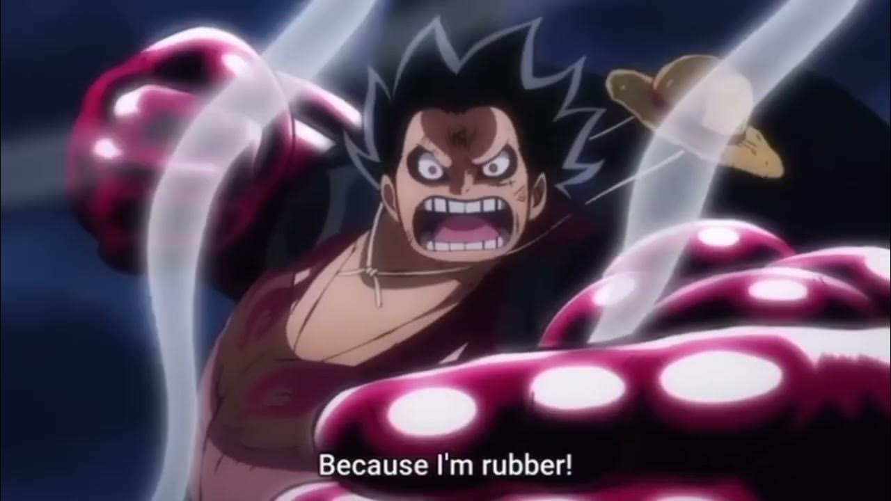 Luffy cant be hurt from Big Mom's lightings or Kaido's fire + Luffy
