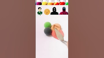 Squid Game color mixing guess final color #satisfying #squidgame #shorts #shortvideo #colorfusiontv