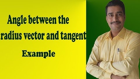 VTU ENGINEERING MATHS 1 ANGLE BETWEEN RADIUS VECTOR AND TANGENT EXAMPLES-1 || ADDITIONAL MATHS 1