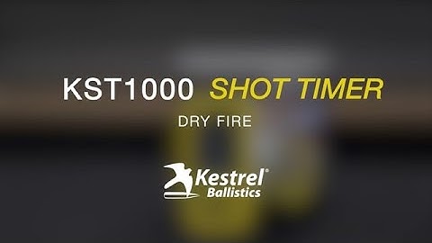 KST1000 Shot Timer | Dry Fire