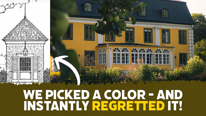 How to Pick the PERFECT Pergola Color for a Yellow Manor