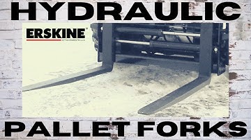 Hydraulic Pallet Forks for skid steers