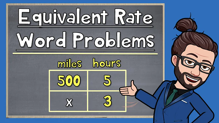 Equivalent Rates Word Problem | The Math Review | 6RP3b