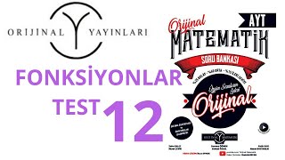 Ayt Matemati̇k Soru Bankasi Fonksi̇yonlar Test 12Mustafa Ercan