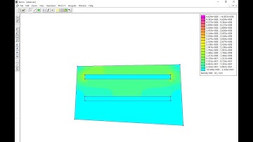 an electric Simulation  exhibits the form of electric field  Using Femm programe