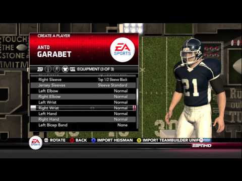 NCAA Football 13 - Road to Glory Ep.1 Creation of Anto Garabet RB