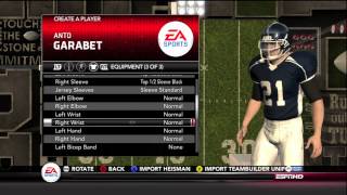 NCAA Football 13 - Road to Glory Ep.1 Creation of Anto Garabet RB