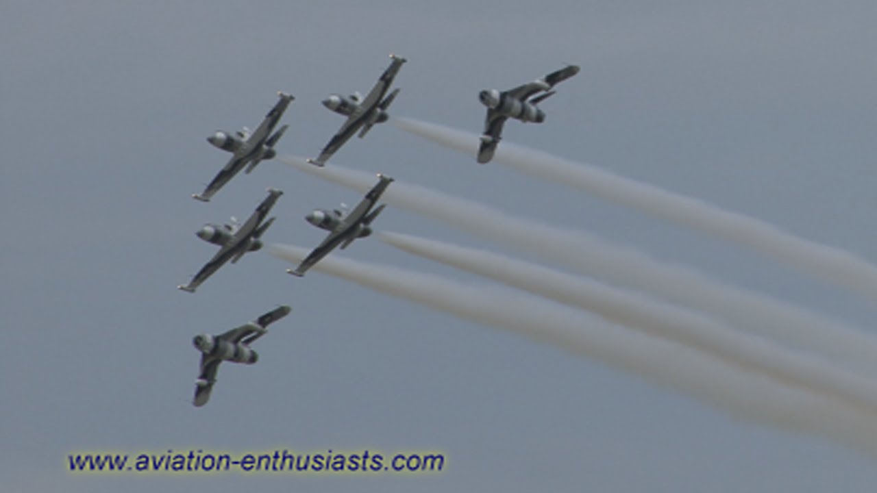 2012 Naval Air Station Oceana Air Show Black Diamond Jet Team demonstration highlights (Sunday)