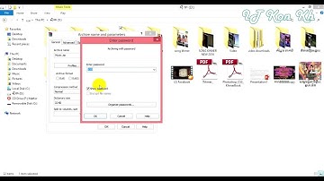 how to on set password on folder, ( របៀបដាក់ password នៅលើ folder, )