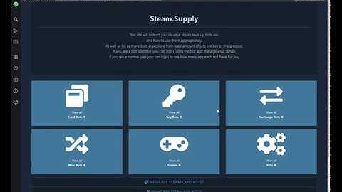 LIST OF ALL STEAM CARD BOTs!