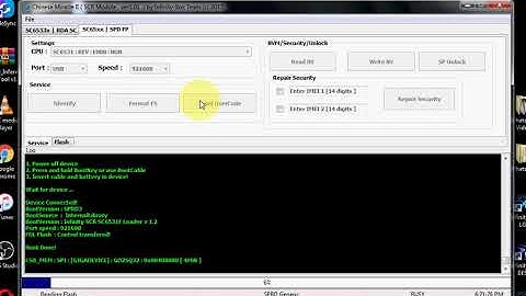 How to read user Code password Mione F6  Spd 6531E and boot key is