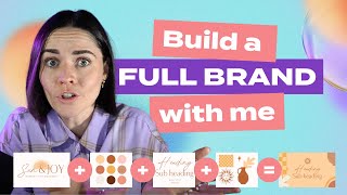 MORE THAN A LOGO: The tools + steps to DIY a FULL visual brand (colours, font and brand elements)