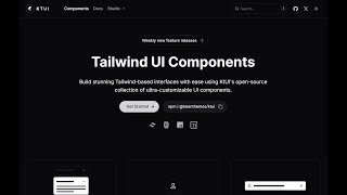 KtUI: Production-Ready Tailwind Components for Modern Web Apps