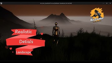 Realistic Detials Landscape | sky sun moon - fog - Fix Light | Unreal Engine 5 | Open World - Part 7