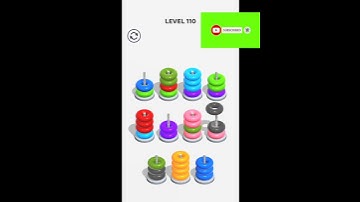 Hoop stack level 110 #youtubeshorts #gameshorts