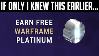 THE TRUTH ABOUT THIS FREE PLATINUM FARMING METHOD IN WARFRAME [2023]