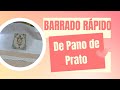 Barrado rápido de pano de prato (iniciantes) #cozinha #dicas #panodeprato