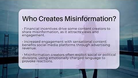 Who Creates Misinformation? - Everyday-Networking