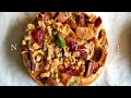 【ASMR】クランベリーと木の実のタルトの作り方（レシピ）/How to make Nuts Tart  (recipe）｜秋に食べたくなるスイーツ！