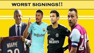 10 Worst signings of the season|WORST Transfers Of The Season