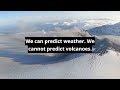 We can predict weather. We cannot predict volcanoes #shorts