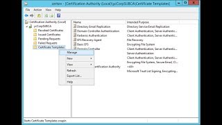 How to Create a Certificate Template in CA - Step by Step