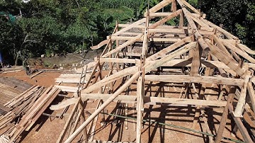 Dựng Nhà Sàn Truyền Thống Người Tày Xã Xuân Giang