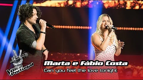 Marta & Fábio Costa - "Can you feel the love tonight" | Blind Audition | The Voice Portugal