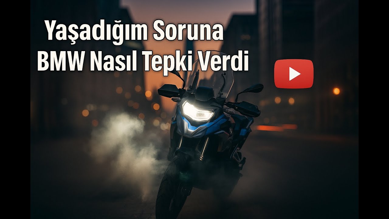 BMW F 800 GS | Yaşadığım İlk Soruna Borusan Nasıl Tepki Verdi !