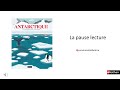 La pause lecture  antarctique le continent des merveilles