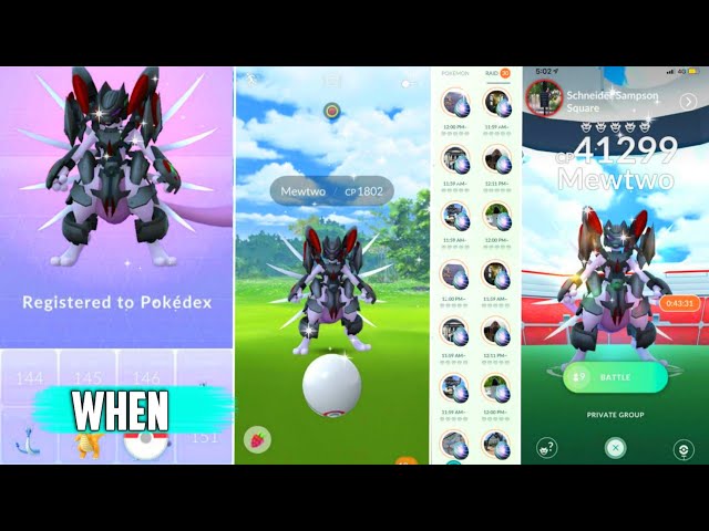 Pokémon Go Weather boosted Armored Mewtwo !!~unregistered ok ~