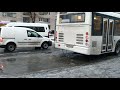 Застрявшие автобусы в СПб
