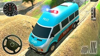 Offroad Police Van Drive Parking - Mobil Polisi Rescue Simulator - Android Games screenshot 1