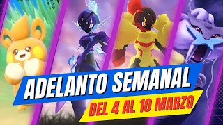 Adelanto Semanal del 4 al 11 de Marzo de 2024 en Pokemon Go