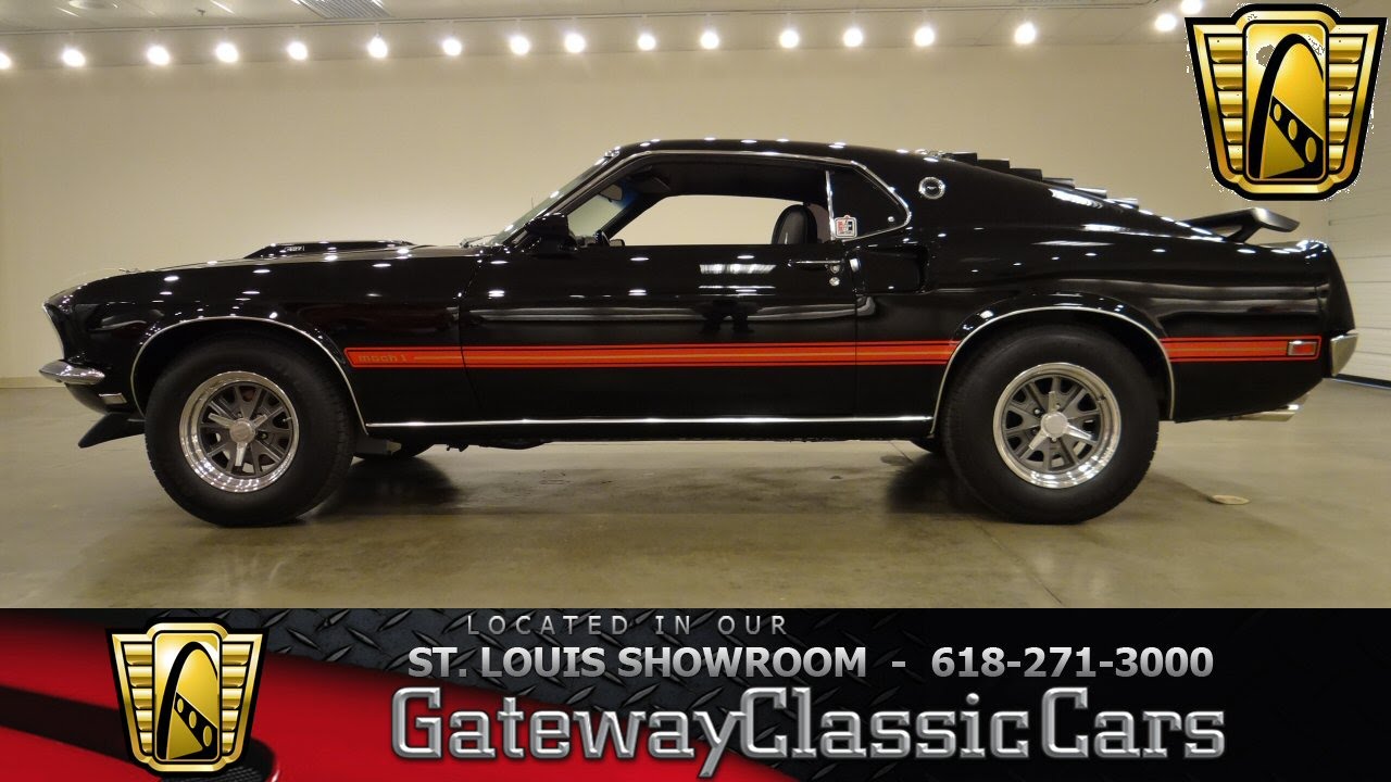 1969 Ford Mustang Mach 1 Gateway Classic Cars St Louis 6366