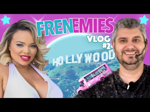 Trisha & Ethan Hijack A Hollywood Tour Bus - Frenemies Vlog #2