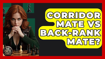 Corridor Mate Vs Back-rank Mate? - The Chess Codex