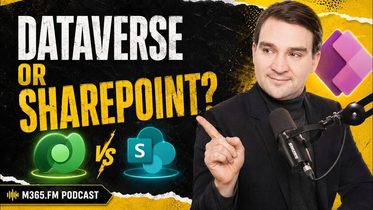 Dataverse vs SharePoint governance: when your Power Apps must move off lists to scale a...