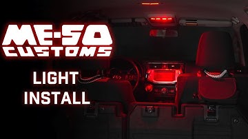 Meso Customs 4Runner Dome & Map Lights Install // Why Do You Want Red Lights?